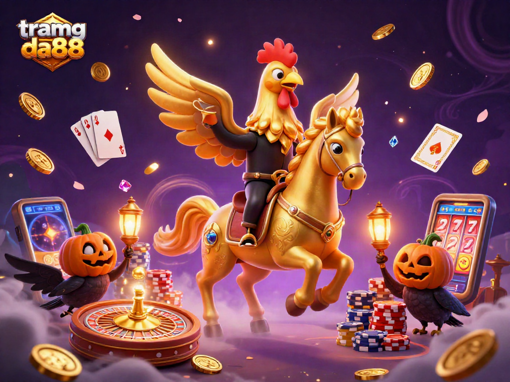 Experience thrilling gaming action at tramg chủ da88 with dynamic characters and vibrant casino elements.